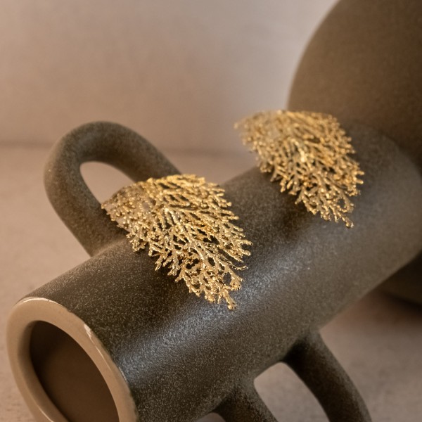 Pendientes  Dorados Rama en Caida Pendientes  Dorados Rama en Caida