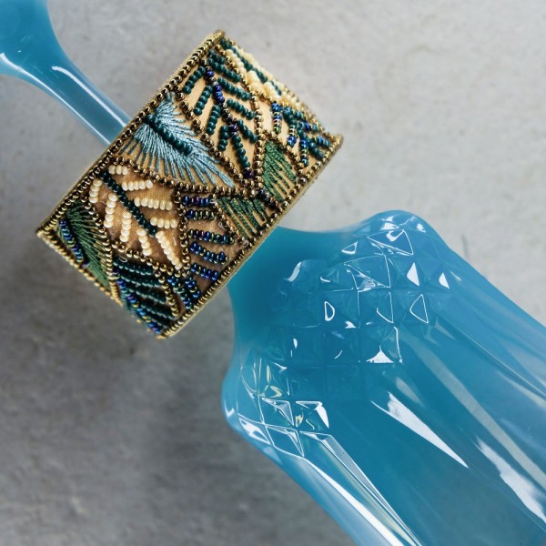 Pulsera Ajustable con Lentejuelas en Tonos Verdes | Beltop Brand