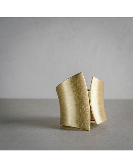 Pulsera de Metal Dorado con Autocierre | Beltop Brand