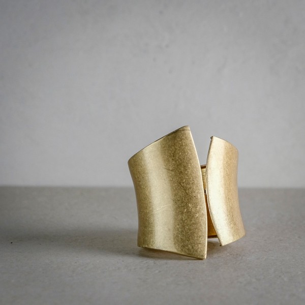 Pulsera de Metal Dorado con Autocierre | Beltop Brand