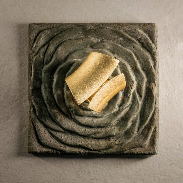 Pulsera de Metal Dorado con Autocierre | Beltop Brand