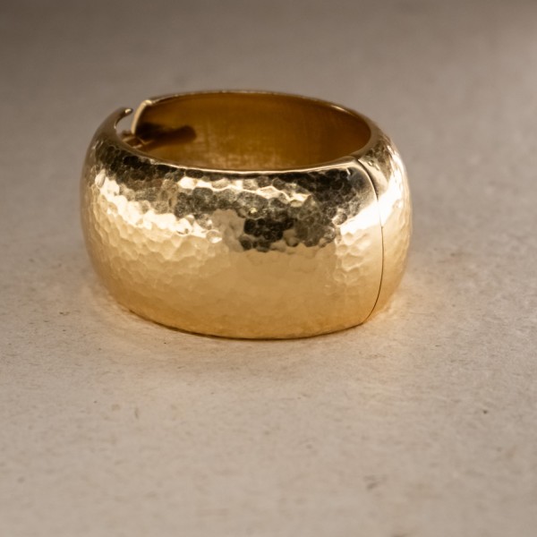 Pulsera de Metal con Cierre de Muelle Dorado | Beltop Brand
