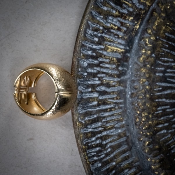 Pulsera de Metal con Cierre de Muelle Dorado | Beltop Brand