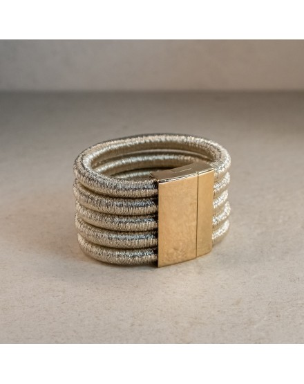 Pulsera Metálica 5 Filas Bronce | Beltop Brand