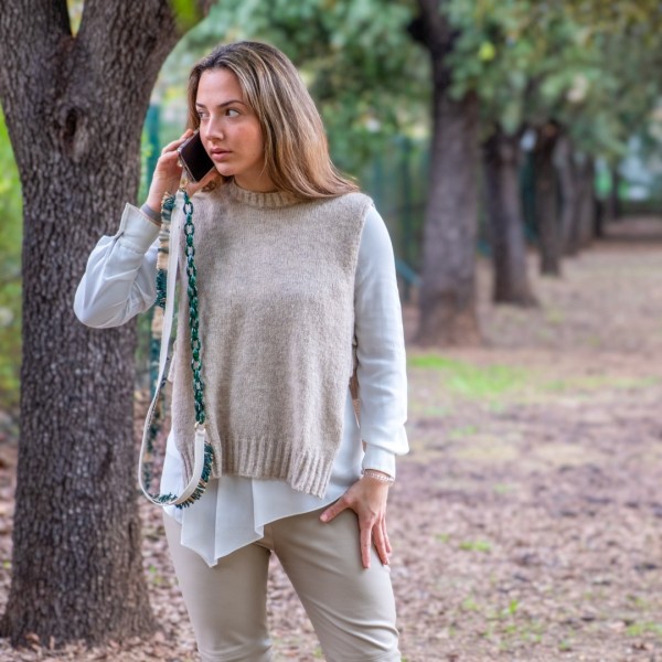 Cuelga-móviles de Tela y Cadena: El Detalle Perfecto para Tu Móvil | Beltop