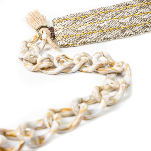 Complementa tu Estilo con Cuelga-móviles de Tela y Cadena Originales | Beltop