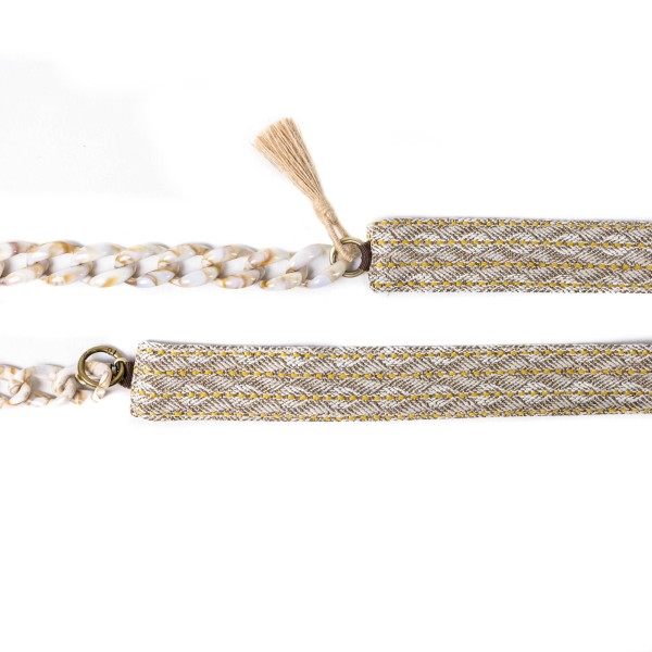 Complementa tu Estilo con Cuelga-móviles de Tela y Cadena Originales | Beltop