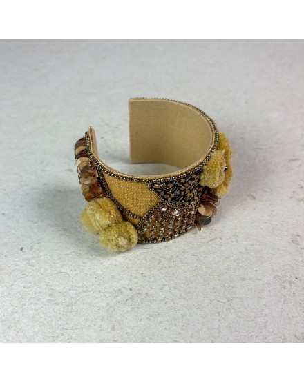 Pulsera ajustable lentejuelas brillante | Beltop 2