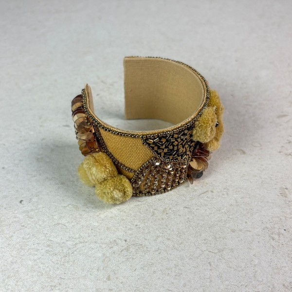 Pulsera ajustable lentejuelas brillante | Beltop