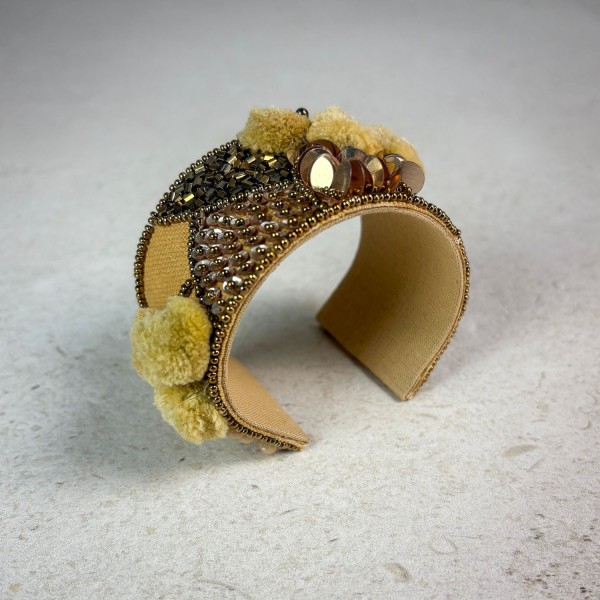 Pulsera ajustable lentejuelas brillante | Beltop