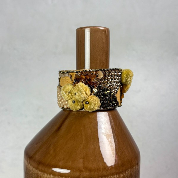 Pulsera ajustable lentejuelas brillante | Beltop