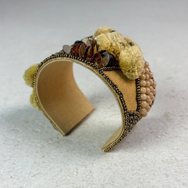 Pulsera ajustable lentejuelas brillante | Beltop