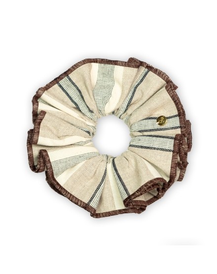 Coletero "Bloom chocolate" beige y marrón | Beltop Brand