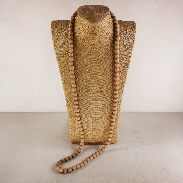 Collar  largo champán Inicial